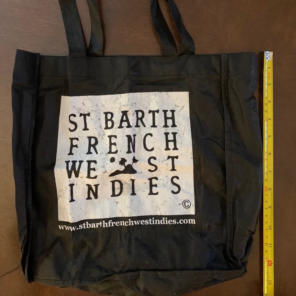St Barths French West Indies 13inch Reusable Tote